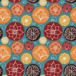 retro botanics pattern
